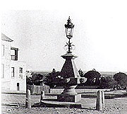 Queen Victoria Jubilee Fountain, intersection of Church and Glebe Streets, Ryde. Around 1900