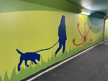 Mural at West Ryde Underpass