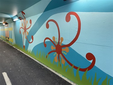 Mural at West Ryde Underpass