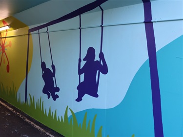 Mural at West Ryde Underpass