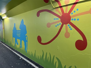 Mural at West Ryde Underpass