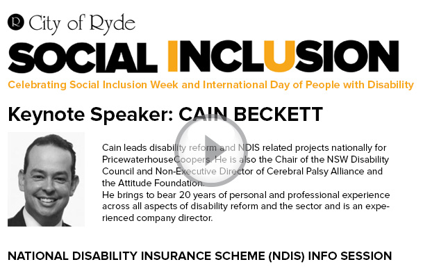Photo of keynote speaker Cain Beckett 