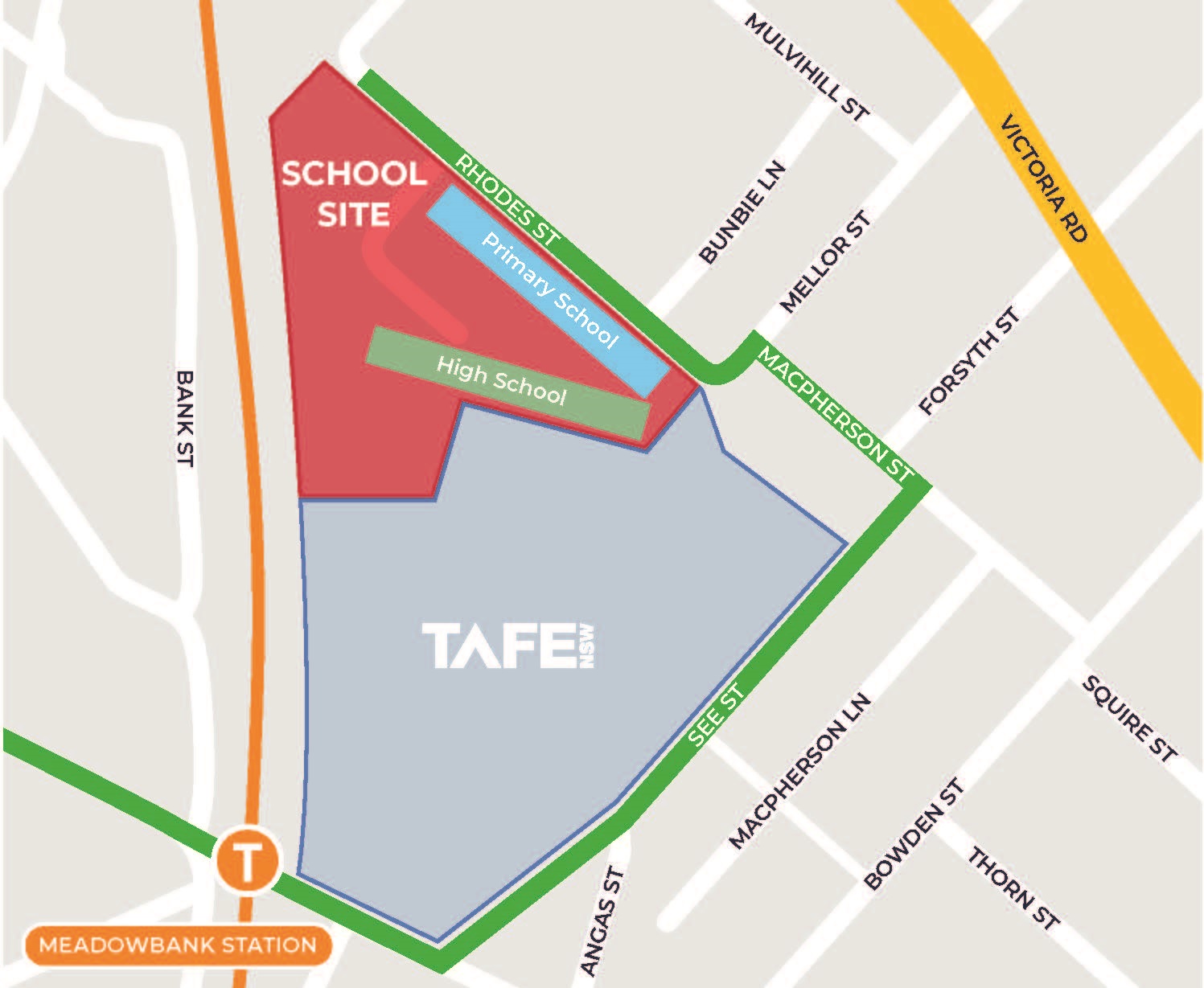 MEEP school site map