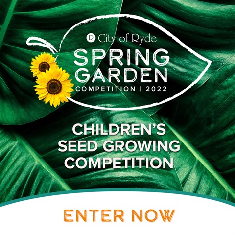 Children's seed growing competition branding