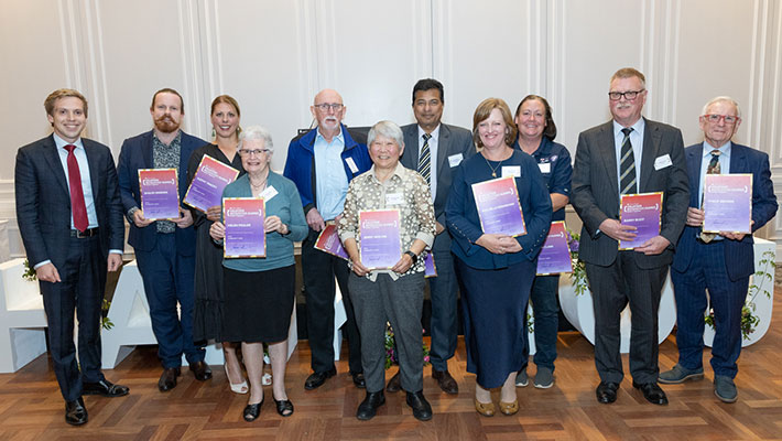 Photo of the 2022 volunteer awards community heroes