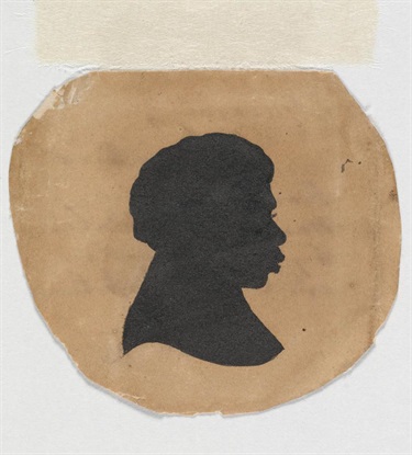 Silhouette of Yemmerawanne while in England. Yuremany one of the first natives brought from New South Wales by Govr. Hunter and Captn. Waterhouse, c1790s, Mitchell Library SLNSW