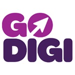 Purple words saying 'GoDigi'