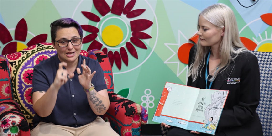 AUSLAN storytime at North Ryde Library