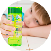 Boy playing with toy