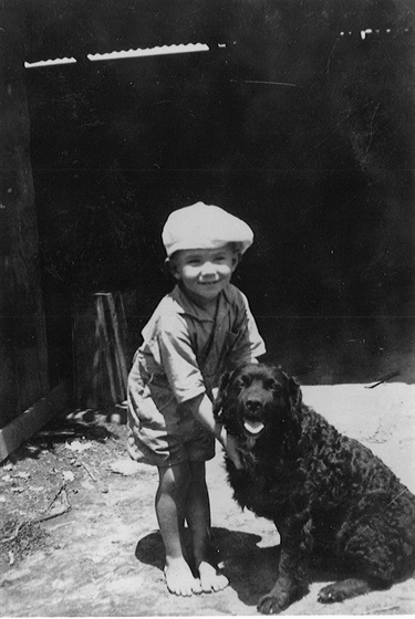 Jim Hull and his dog ‘Rover’, North Ryde 1938. A boy and his dog. Such a scene crosses decades. In later life, Jim served as a Councillor on Ryde Council from 1982-1999, deputy mayor 1987-1995 and mayor 1995-1997. Ryde Library Service. Acc. 5481678. Hull family / 1
