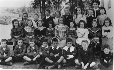 Private School Miss Chatfield.  In addition to government and denominational schools, small private schools operated in the area from the early days of settlement until the middle of the 20th century. Miss Chatfield’s school was located at Marsfield, at the old Eastwood Council Chambers, corner of Abuklea and Herring Roads. Ryde Library Service. Acc. 5756111. Eastwood / 30