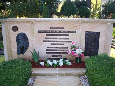 The resting place of the ashes of Michael Hutchence at Northern Suburbs Crematorium.  Michael was a musician, singer-songwriter and actor who co-founded the rock band INXS. Ryde Library Service.