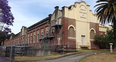 West Ryde Pumping Station. The present Ryde Pumping Station was built on adjacent ground to the original 1890s building and opened September 1921 with the old station finally ceasing operation in 1930. The original building was demolished in 1961. Ryde Library Service.