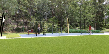 Gannan Park - Fitness Area 1 - Static Equipment