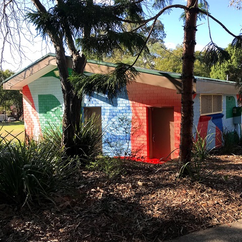 Harry Anderson Pavilion Mural at Ryde Park