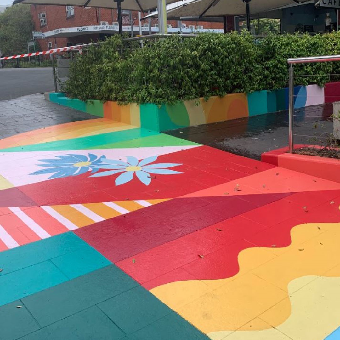 Mural at Meadowbank Train Station City of Ryde