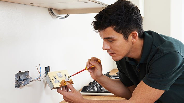 electrician working