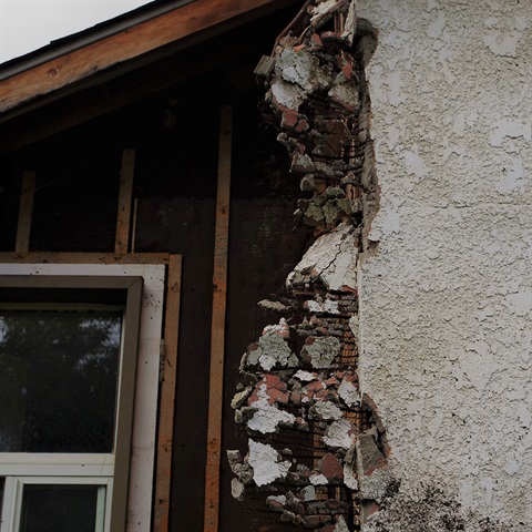 House with asbestos