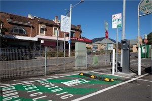 Church Street carpark with EV charging facilities
