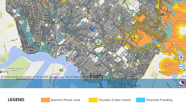 Screenshot of Climate Wise Communities Ryde website Ready Check Tool