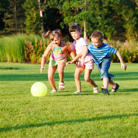 Kids playing sports