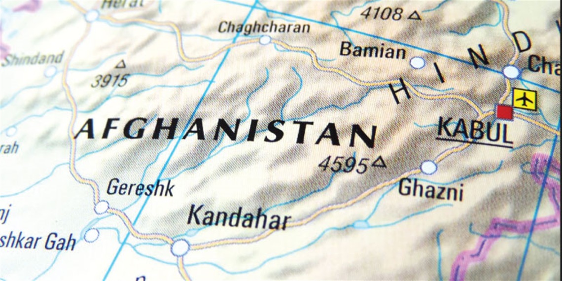 Afghanistan on Map
