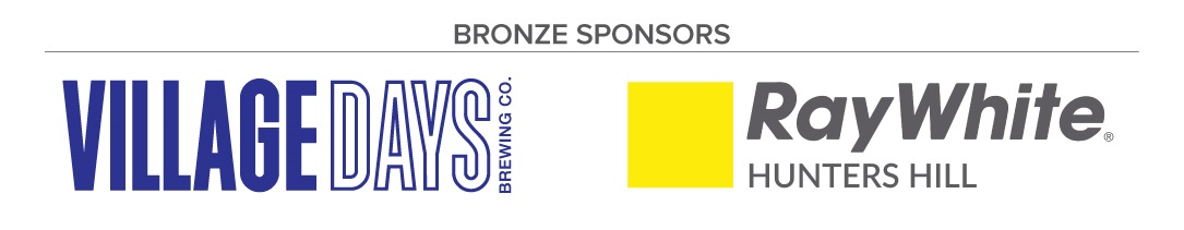 Bronze Sponsors. Village Days. Ray White Hunters Hill.