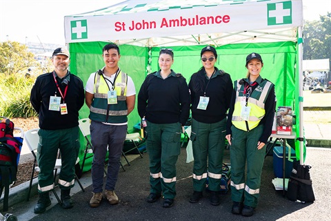 St John Ambulance stall