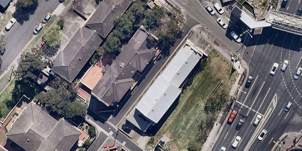 Aerial view of Belmore Lane, Ryde