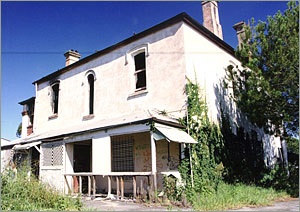 The Parsonage prior to restoration in 1995