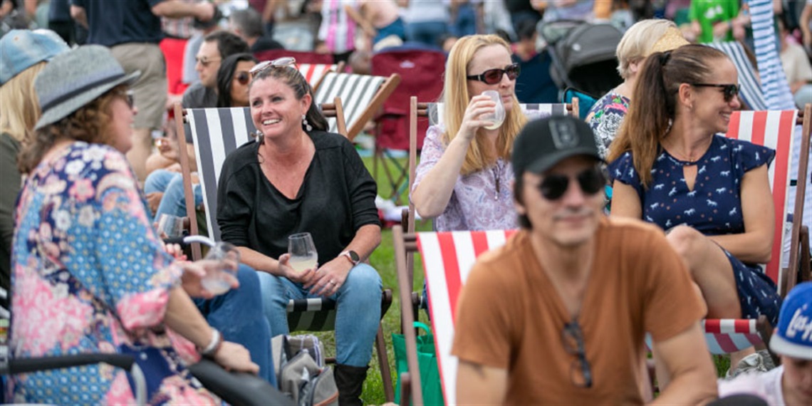 People enjoying cork and fork