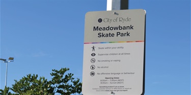 Skate Park Signage