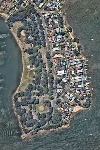 2024 aerial photo of Putney Park