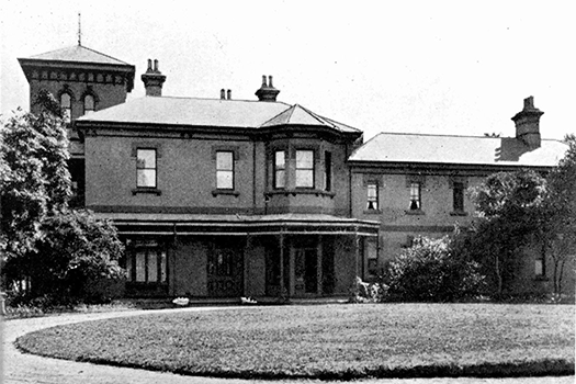 View of Lunnhilda Dudhope house