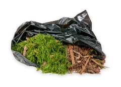 Bagged garden waste