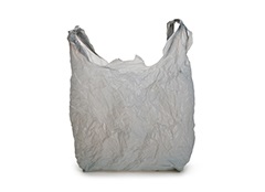 Empty plastic bag