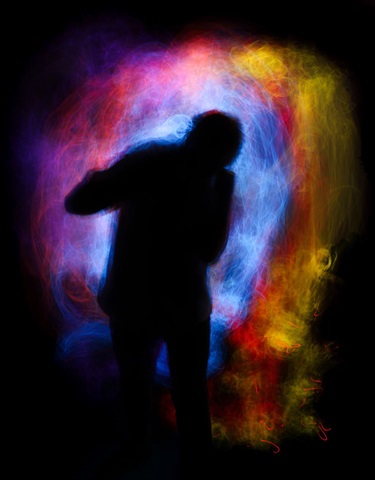 Runner Up: Ethan Rogers - Light Painting Silhouette