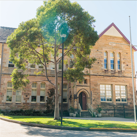 Ryde Public School building front