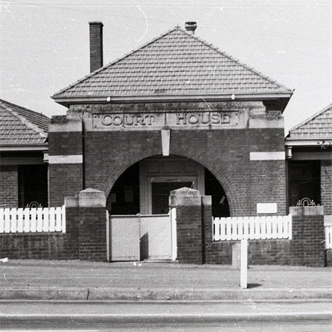 Court house front entrance