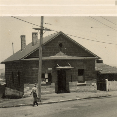 Police watch house