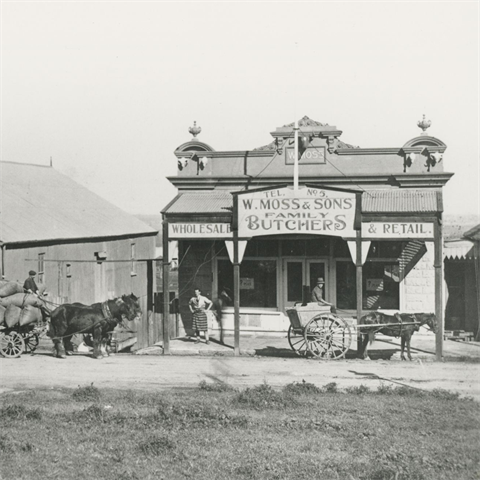 Moss Butcher building front