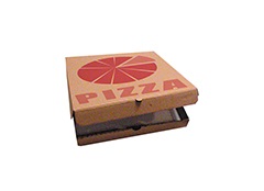 Empty pizza box