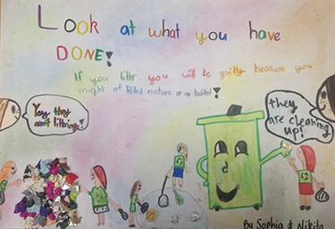 Winner | 7 to 10 years category, Schools Poster Competition