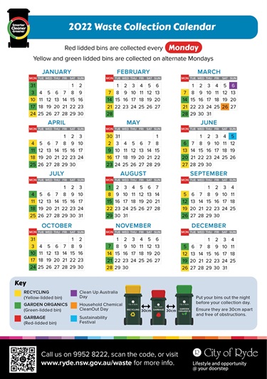 Waste calendar