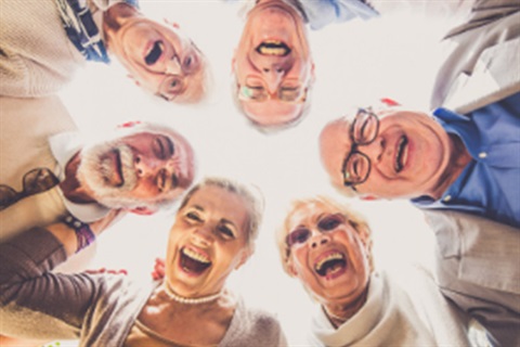 Group of happy seniors